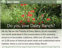 Tablet Screenshot of daleyranch.org